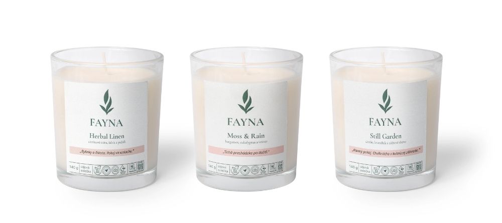 Kolekcia 3 sviečok - ORIGINAL